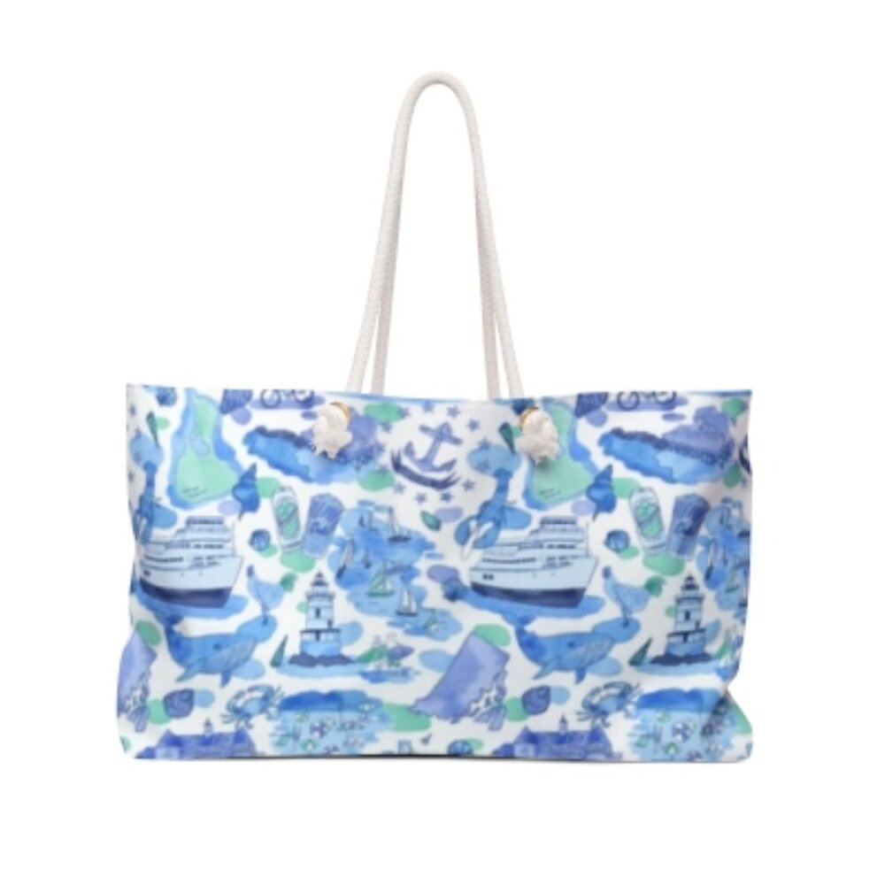 Weekender Bag-Rhode Island Ocean State of Mind Dress